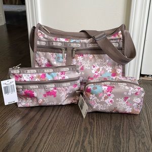 LeSportSac set of 3 bags